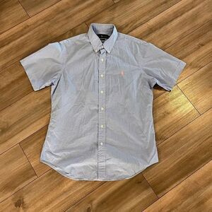 Polo Ralph‎ Lauren Blue Casual Shirt Men Large Bin P-60
